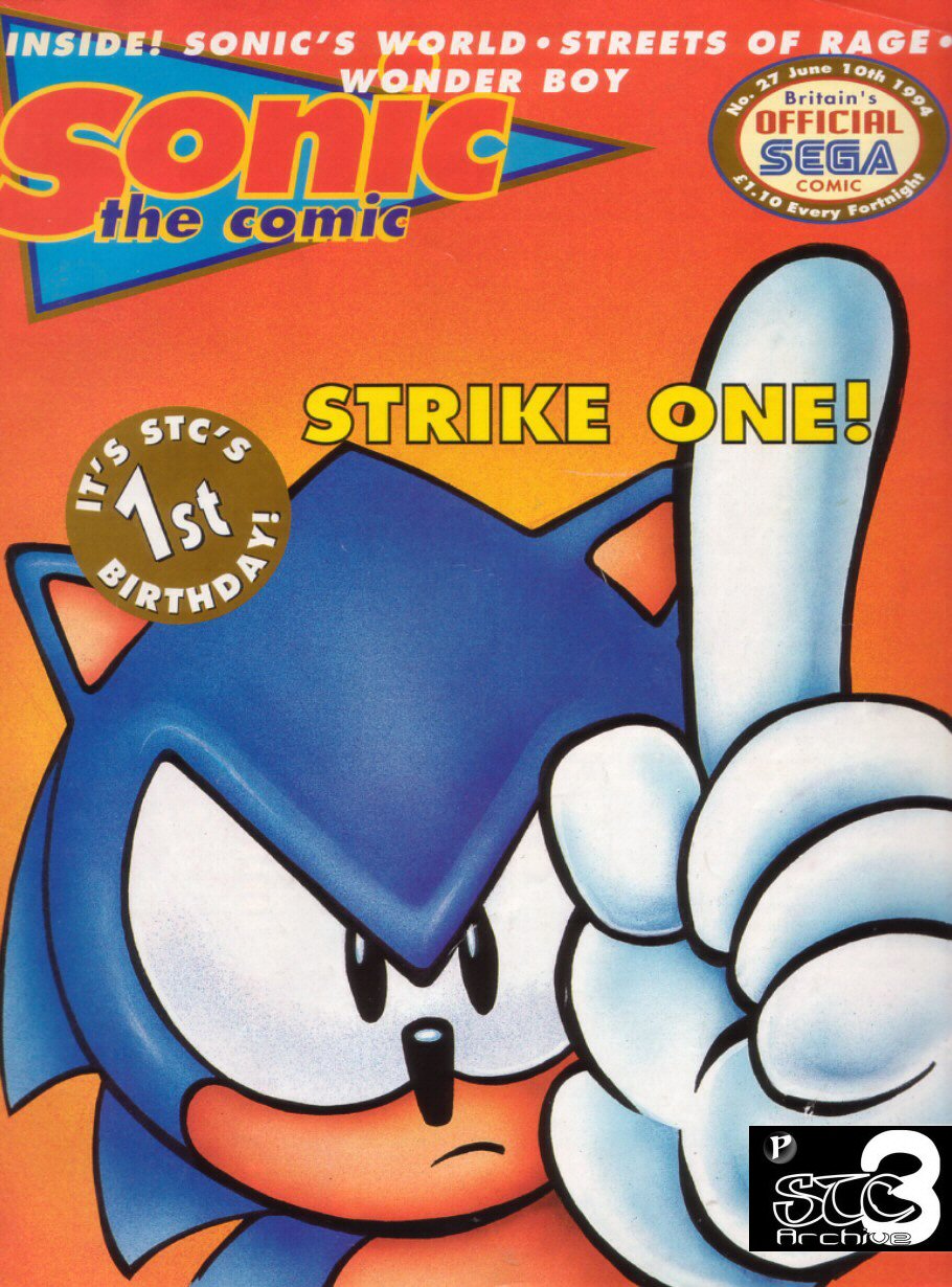 Sonic - The Comic Issue No. 027 Comic cover page